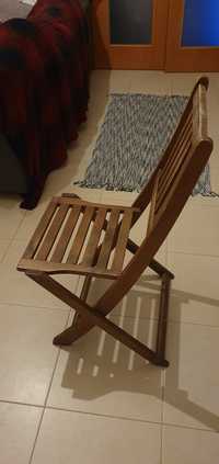 Cadeira madeira jardim