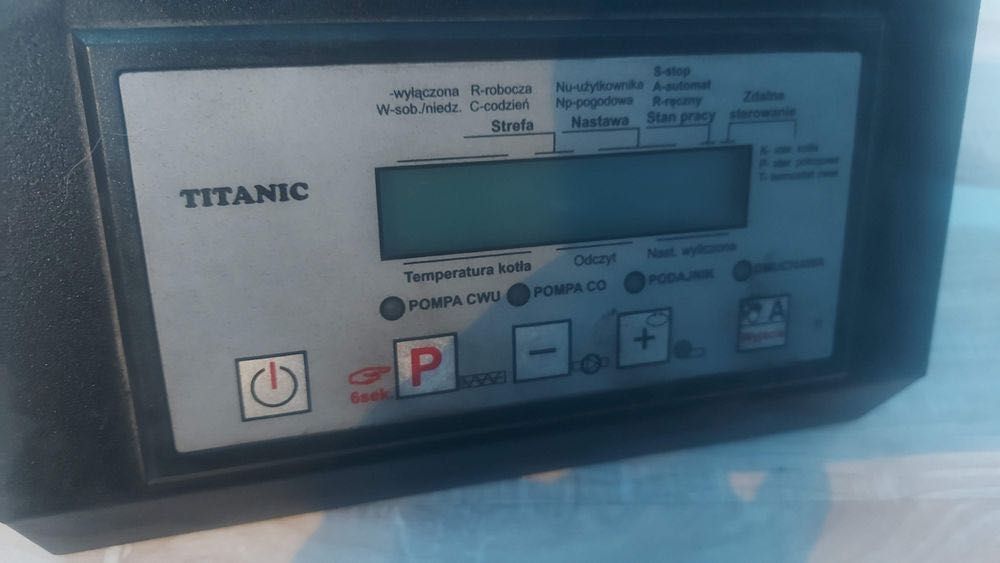 Sterownik TITANIC - regulator temperatury do kotła z podajnikiem