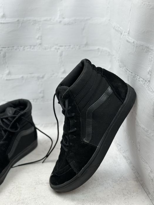 Чоловічі чорні високі кросівки кеди Vans Old Skool Comfy Cush 47p