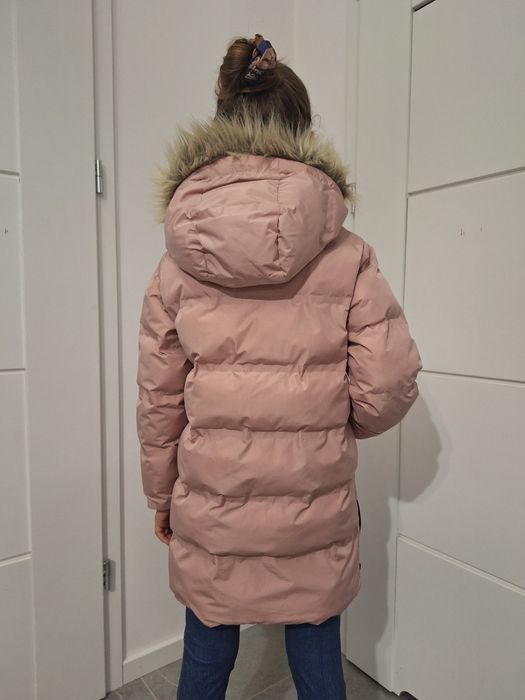 128cm Cool Club ciepła puchowa zimowa długa kurtka płaszczyk na zimę