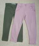 Spodnie-dresy-slim-rurki 4-5lat(110cm) DenimCo.,F&F (2szt)