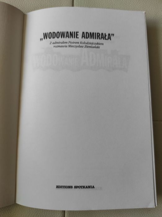 Wodowanie admirała, Kołodziejczyk - Ziemiański