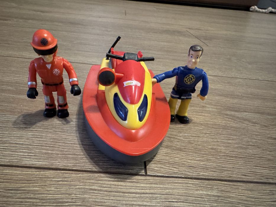 Strażak sam motorówka i 2 figurki