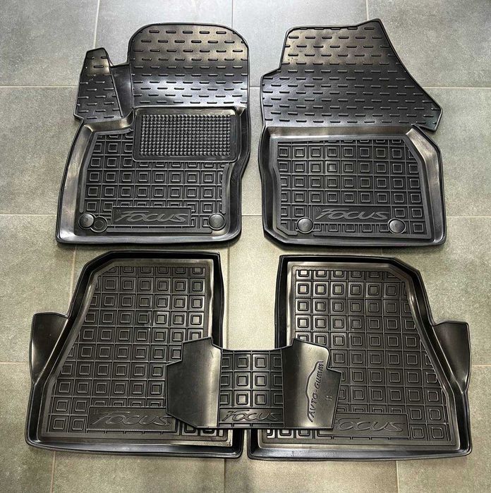 Мʼякі гумові коврики для Ford Focus\ Escape\ Fusion\ Kuga\ Mondeo\Edge