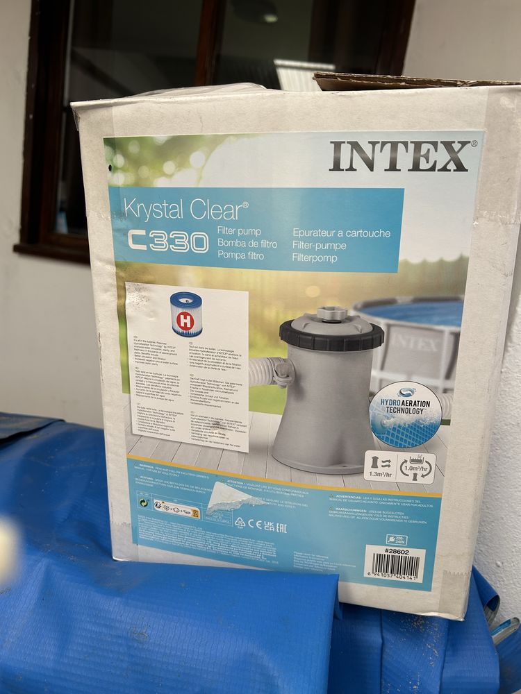 Piscina intex usada 2x3x0,75m