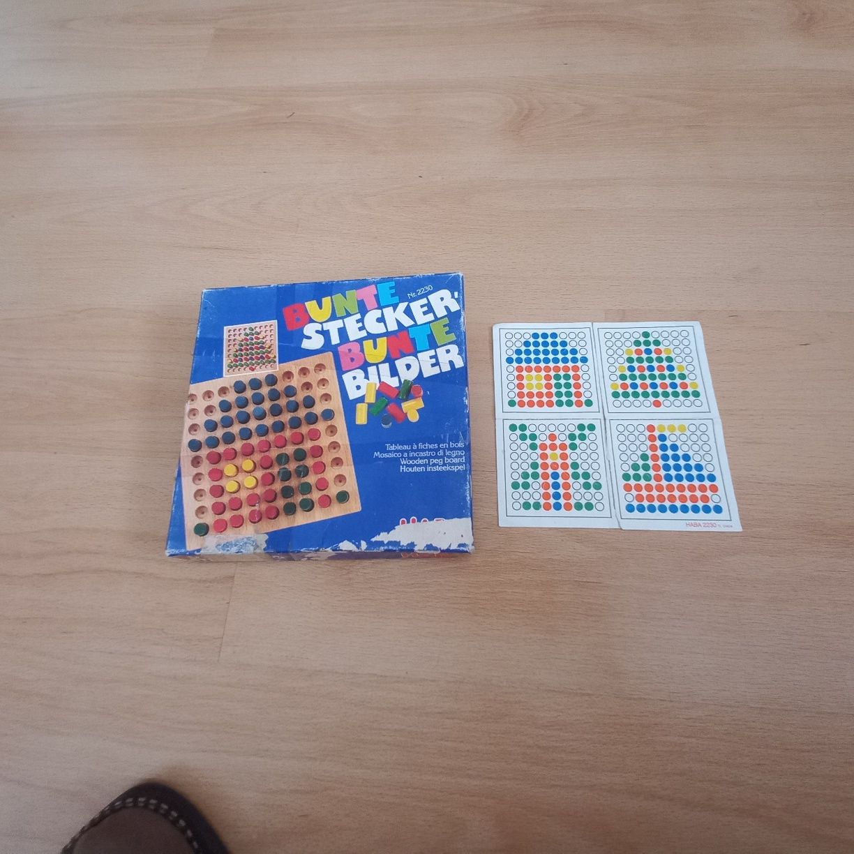Jogo vintage - Bunte stecker, bunte  ilder