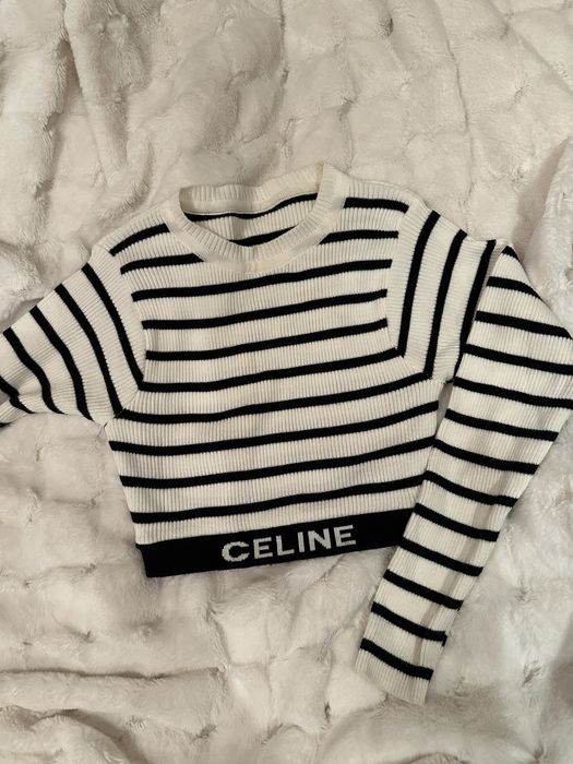 Вкорочена кофтинка в рубчик CELINE, S