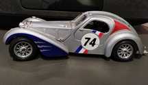 Miniatura Bugatti Atlantic (1936). Escala 1/24