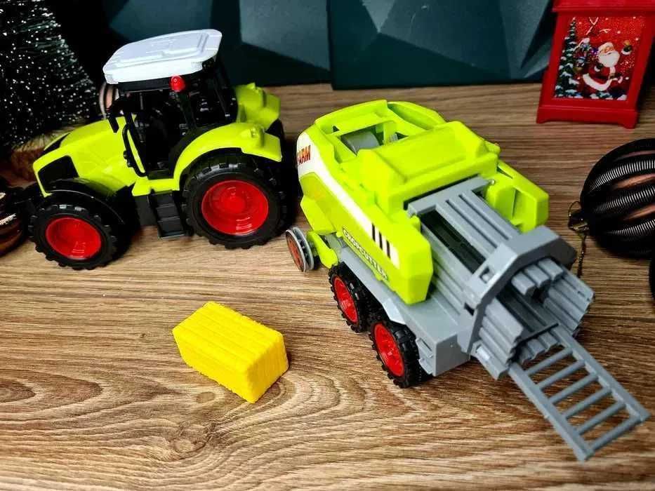 Extra Traktor z balownica zabawki nowa zabawka dla dzieci