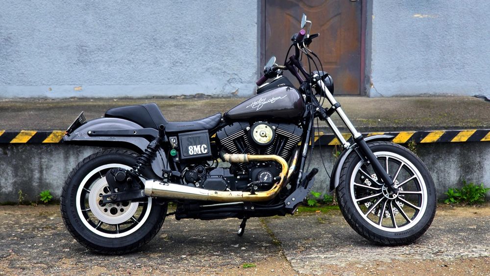 HarlerDavidson Dyna Low Rider stunt łańcuch zamiana za sporta