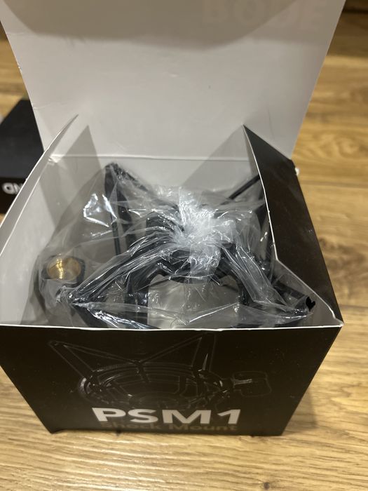 Rode mikrofon + statyw + kosz - DS1 / podcaster / PSM1