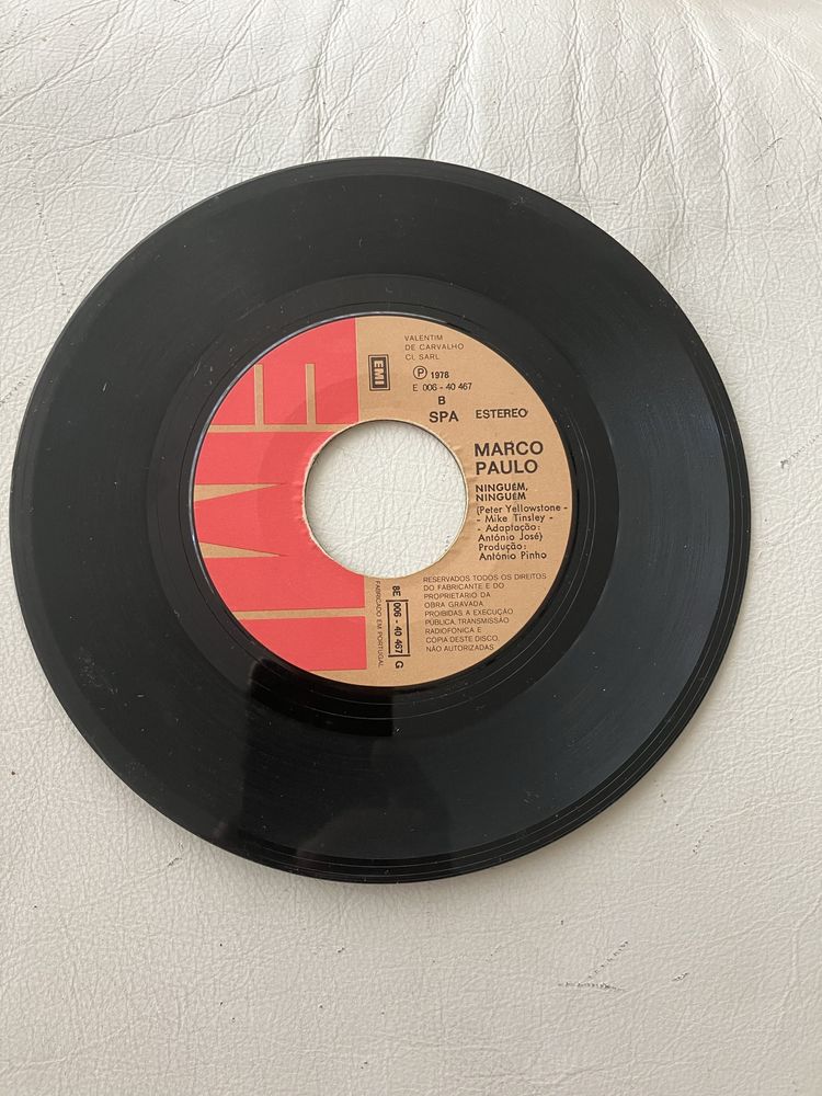 Vinil 45 rpm Marco Paulo