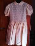 Vestido beije de comunhão