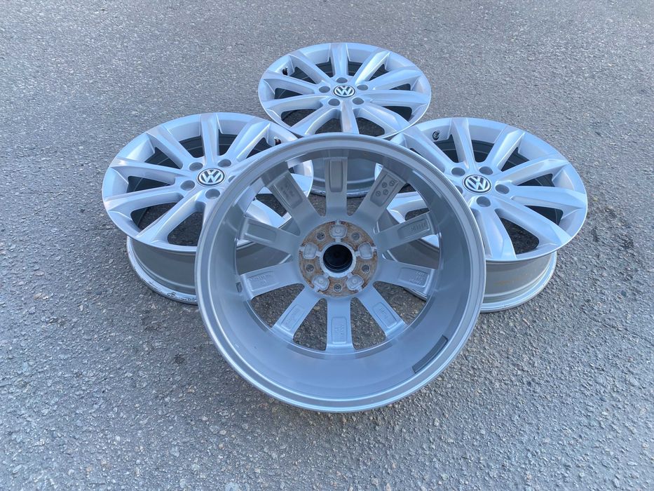 Оригинал диски Пассат Б8 R17 5*112 Фольц VAG Шкода Сеат T-Roc Гольф