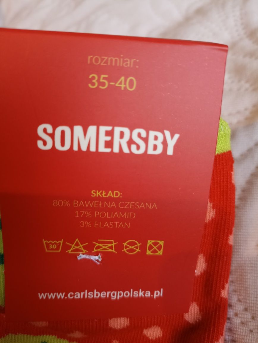 Skarpetki kolorowe Somersby roz.35-40 / 2 pary