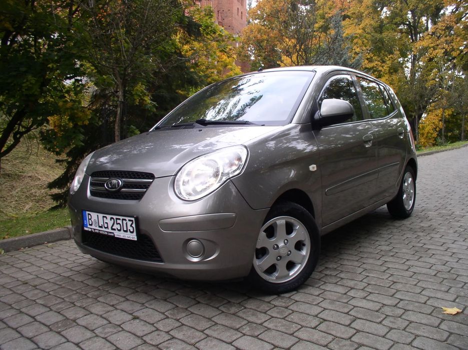 Kia Picanto 1.1 65KM*4-cylindry*Automat - hydraulik*ABS*Alu*Serwis 88tkm*z Niemiec