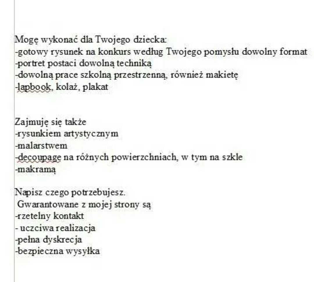 Akwarela świąteczna rysunek zamów inny!