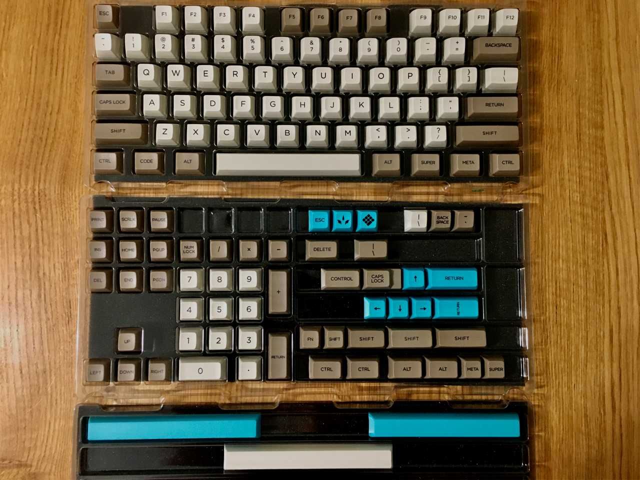 Кейкапи KBDfans SA PBT Vintage Beige для механічної клавіатури