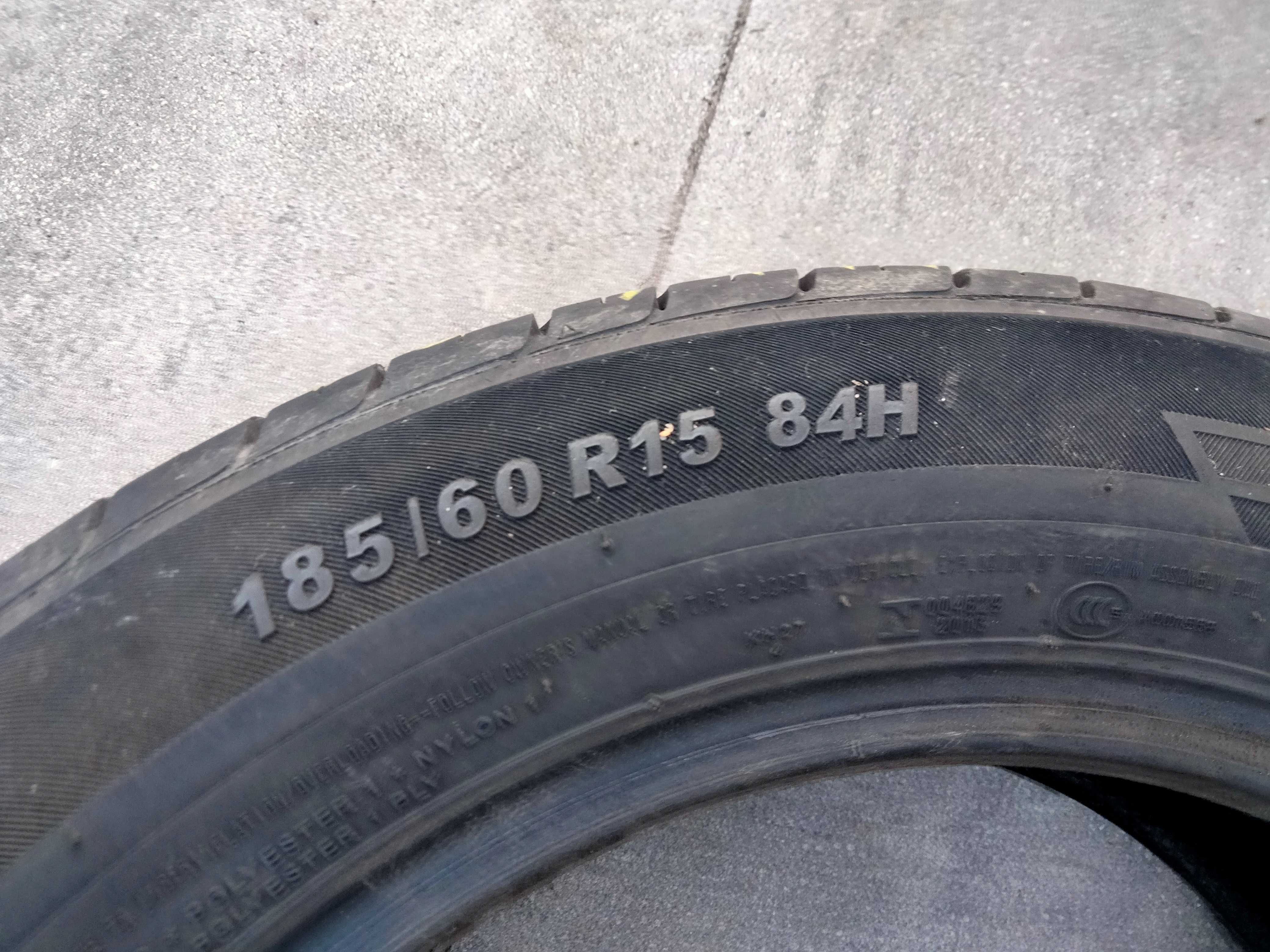4szt opony lato 185/60R15 84H Kumho ecowing es01 6mm ladne