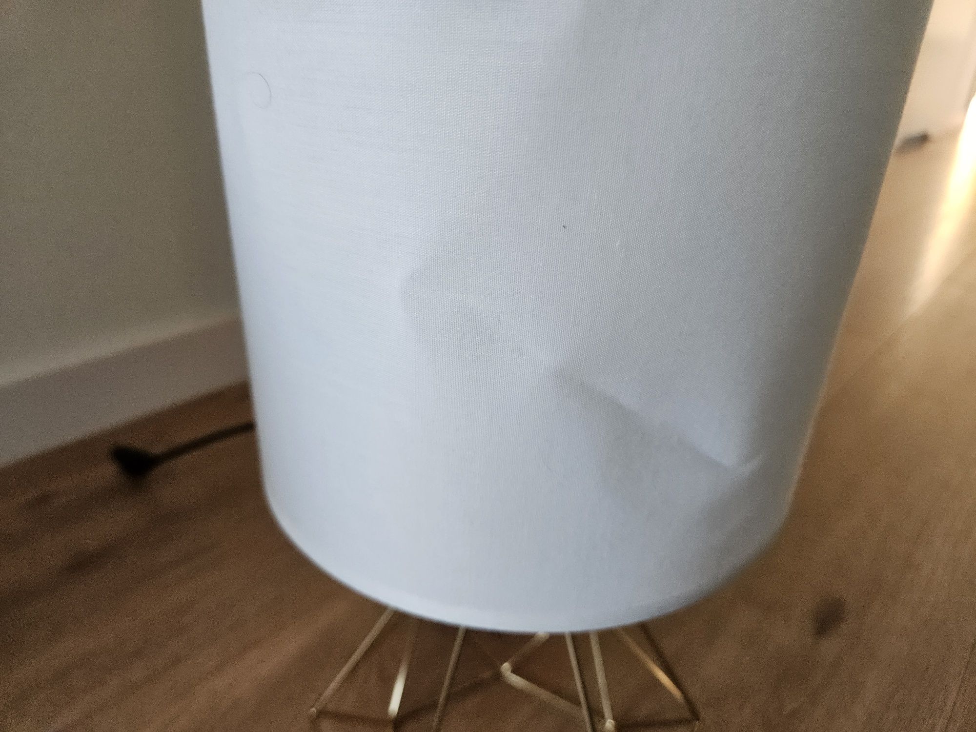 Lampki nocne Biały ze złotem