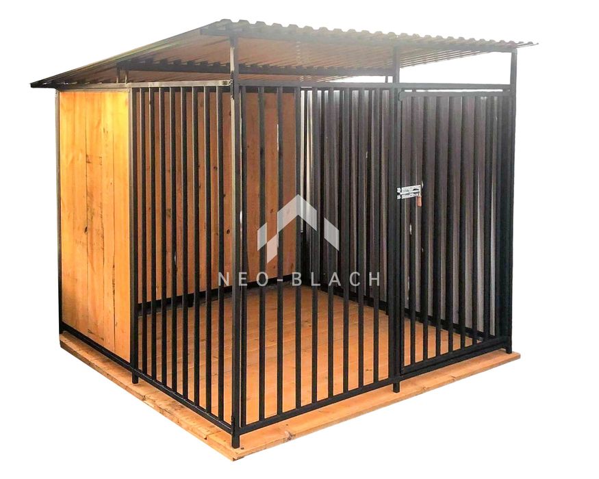 Kojec dla psów 2x2m - Drewniana podłoga  NB173 OLX