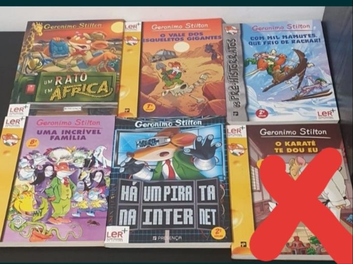 Livros Geronimo Stilton