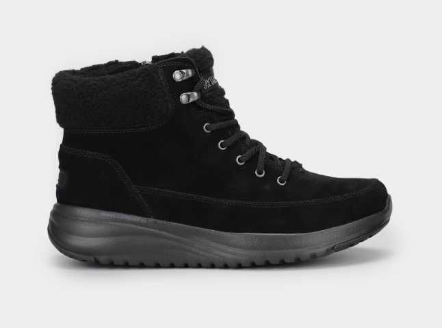 Жіночі черевики skechers / черевики чорного кольору