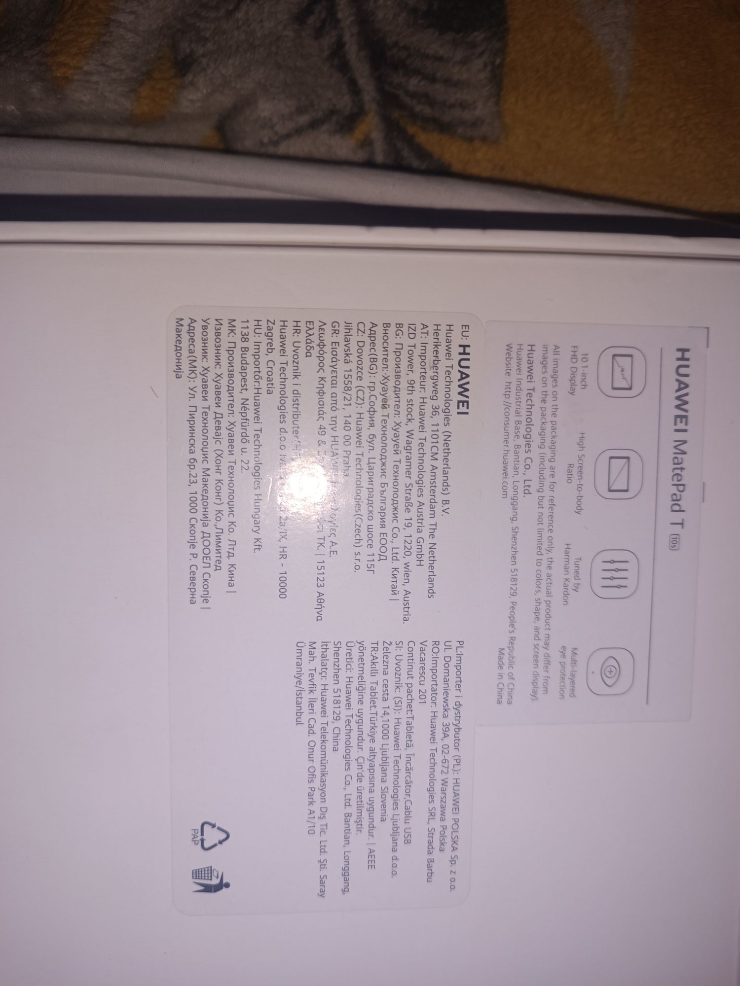 Tablet Huawei media pad t 10s