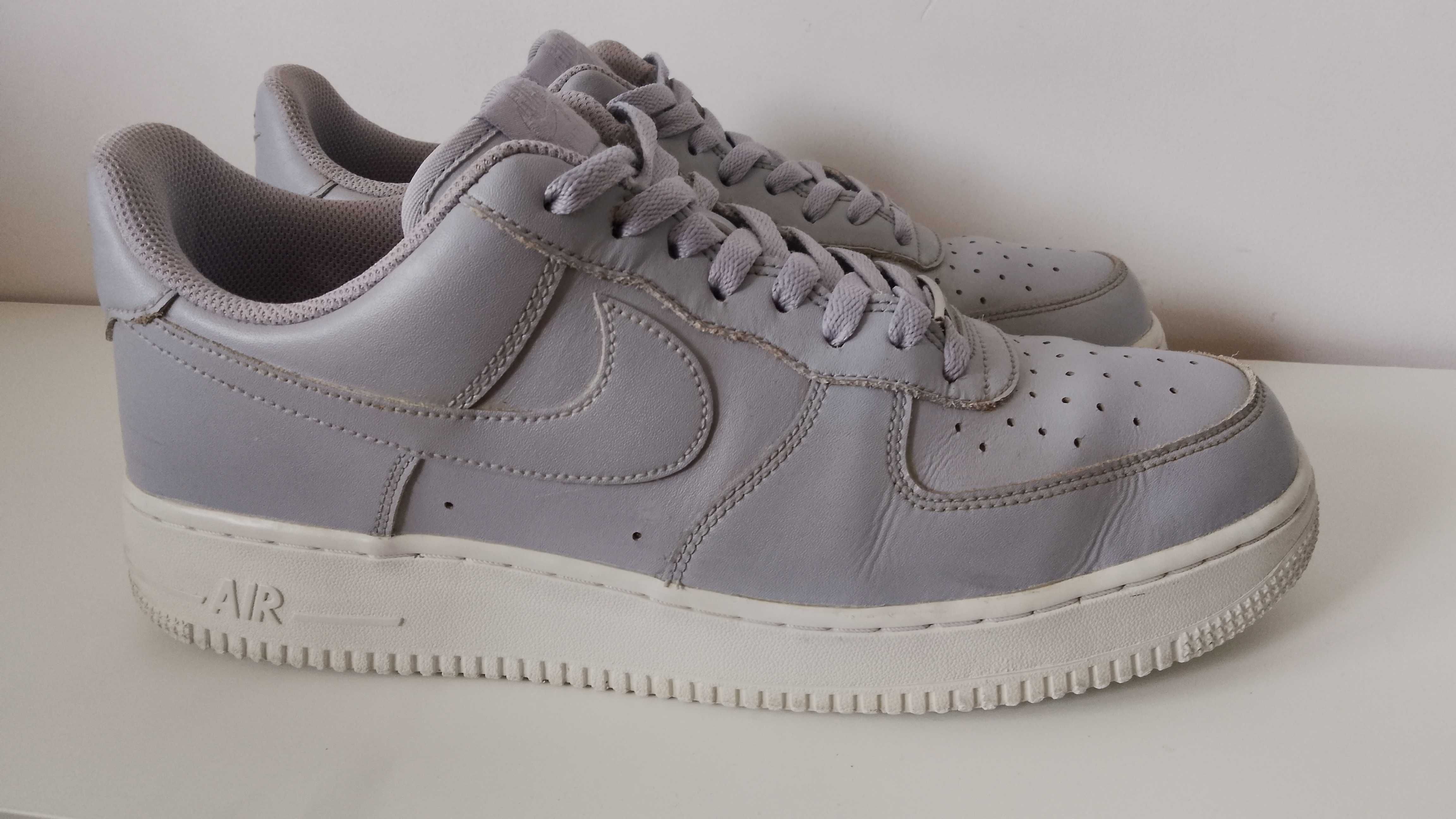 NIKE AIR FORCE 1  szare rozmiar 45 wkładka 29 cm