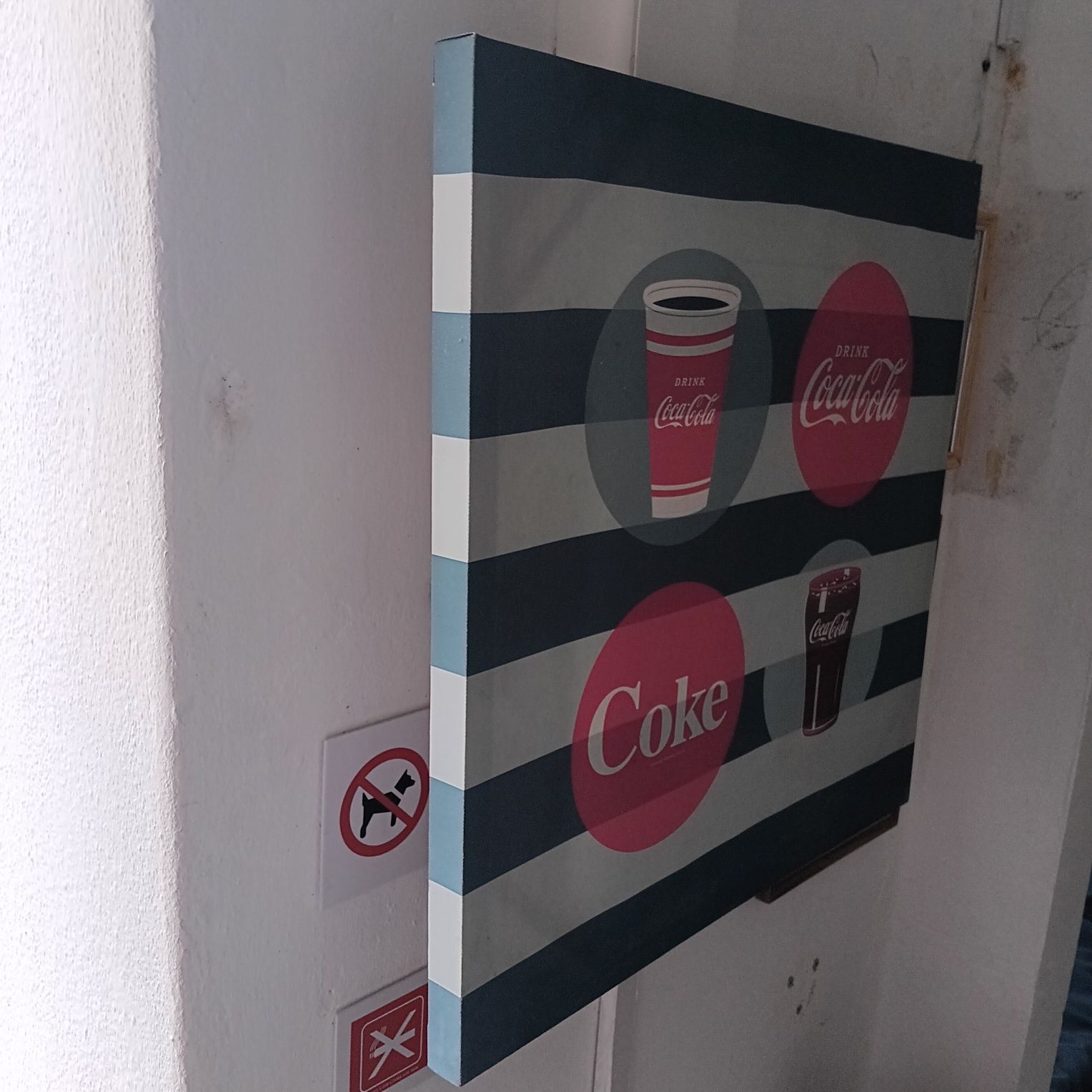 Quadro parede cocacola