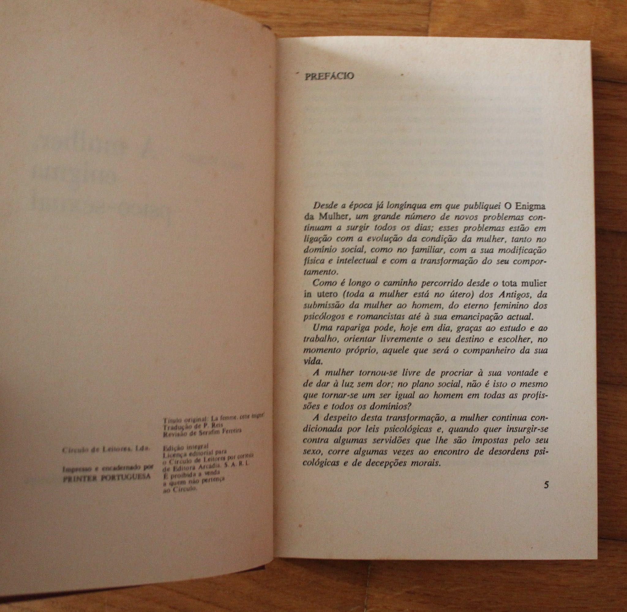 Livro "A Mulher Enigma Psico-Sexual", de Pierre Vachet