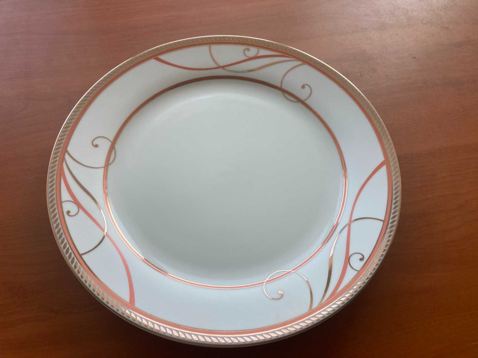 Тарілка порцеляна фарфор тарелка Bavaria блюдо 31 см позолота