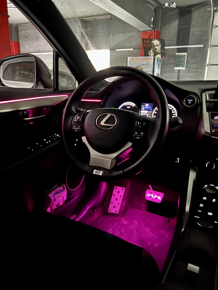 RGB ambient подсветка салона авто