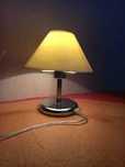 Lampka nocna chromowana podstawa