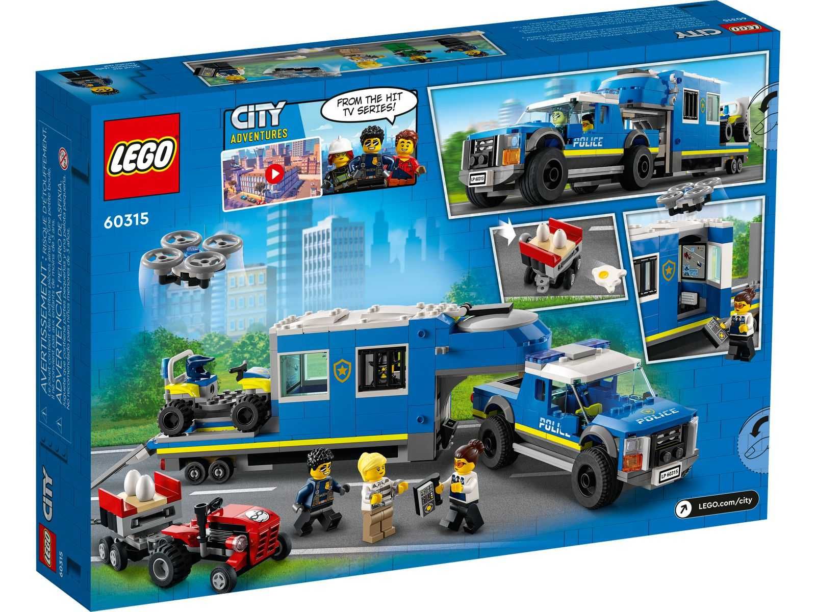 LEGO City Mobilne centrum dowodzenia policji 60315 [SZYBKA WYSYŁKA]