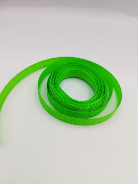 Tasiemka rypsowa, limonka. 5 m x 1 cm.