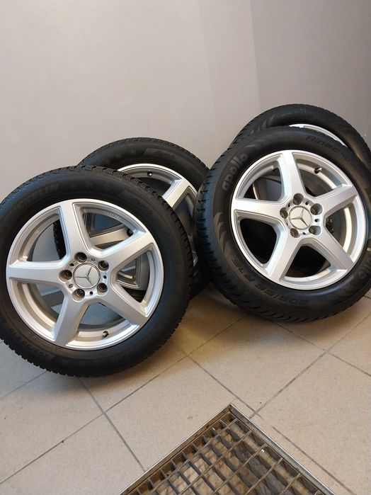 Koła alufelgi 16" Mercedes VW Audi Skoda Seat opony zimowe 205/55R16