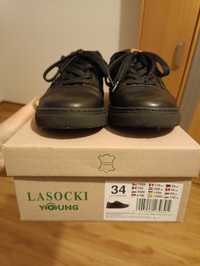 Buty skórzane Lasocki chłopięce rozmiar 34