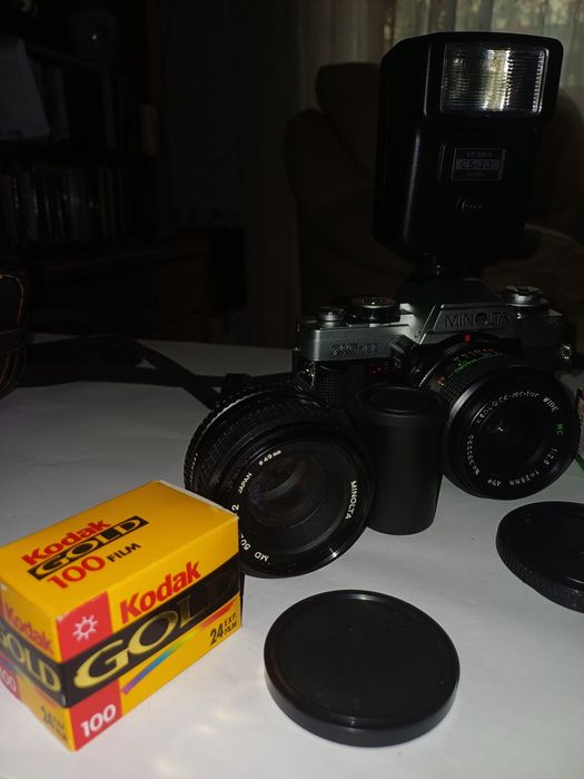 Máquina Fotográfica Antiga Minolta XG M
