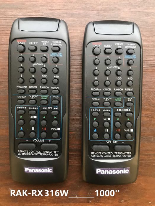 Пульт Panasonic RX-серія