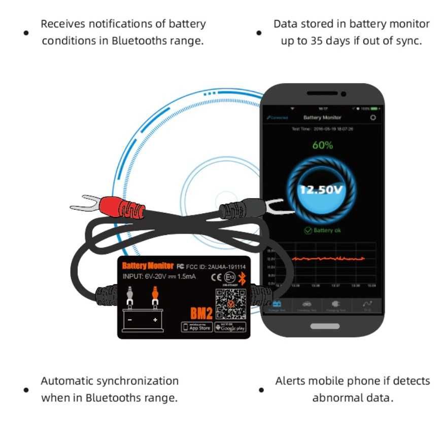 NEW 2022 Тест, анализ и мониторинг  акб 12 V QUICKLYNKS BM2 Bluetooth