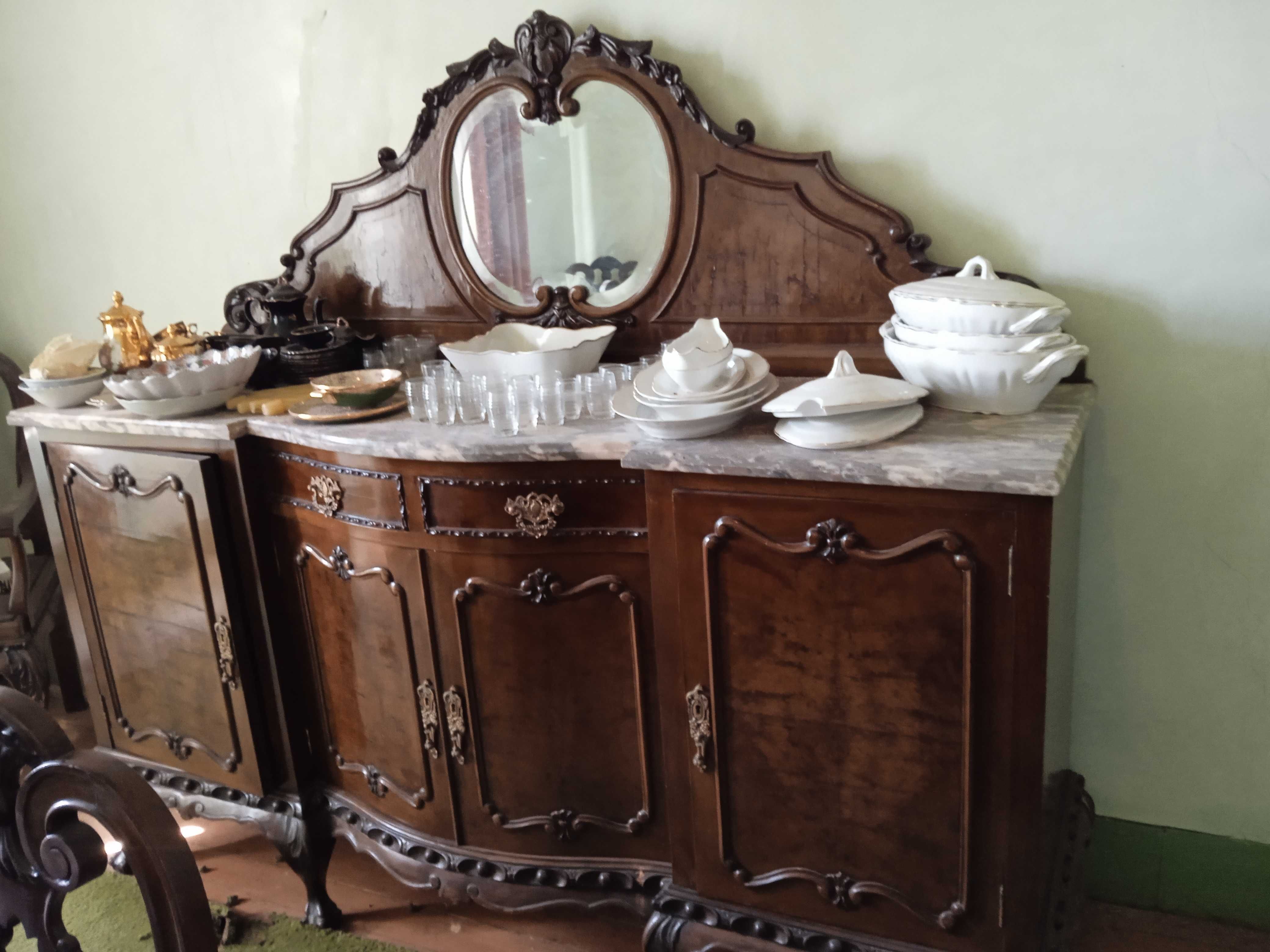 Mesa sala de jantar vintage completa