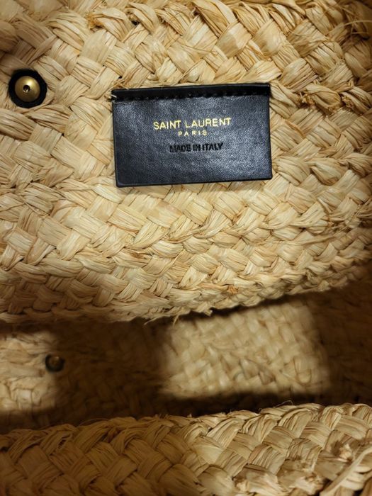Saint Laurent солом’яна сумочка