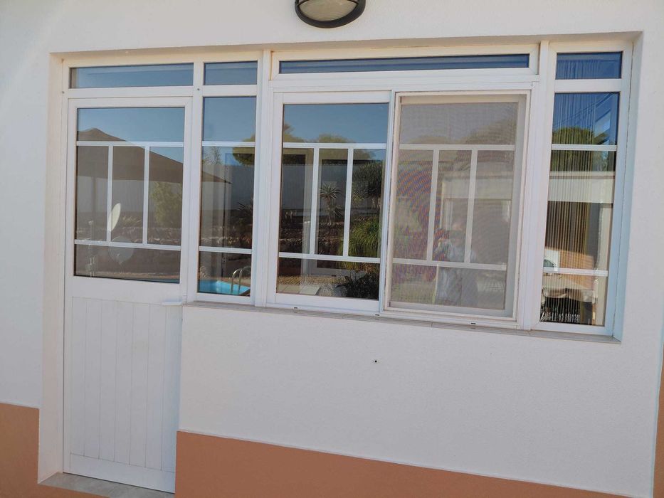 Portas e janelas de vidro duplo