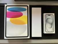 Iphone 15 128gb + Apple Watch s9 + Ipad 10th gen 64gb