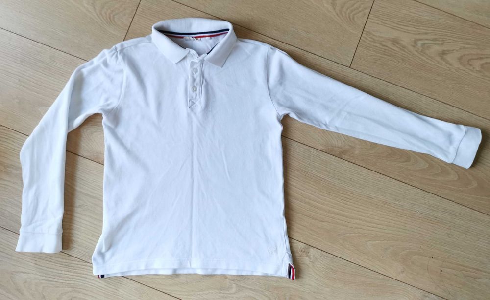 Bluzka z długim rękawem 140 firmy OVS biała