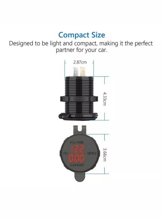 Carregador USB automóvel