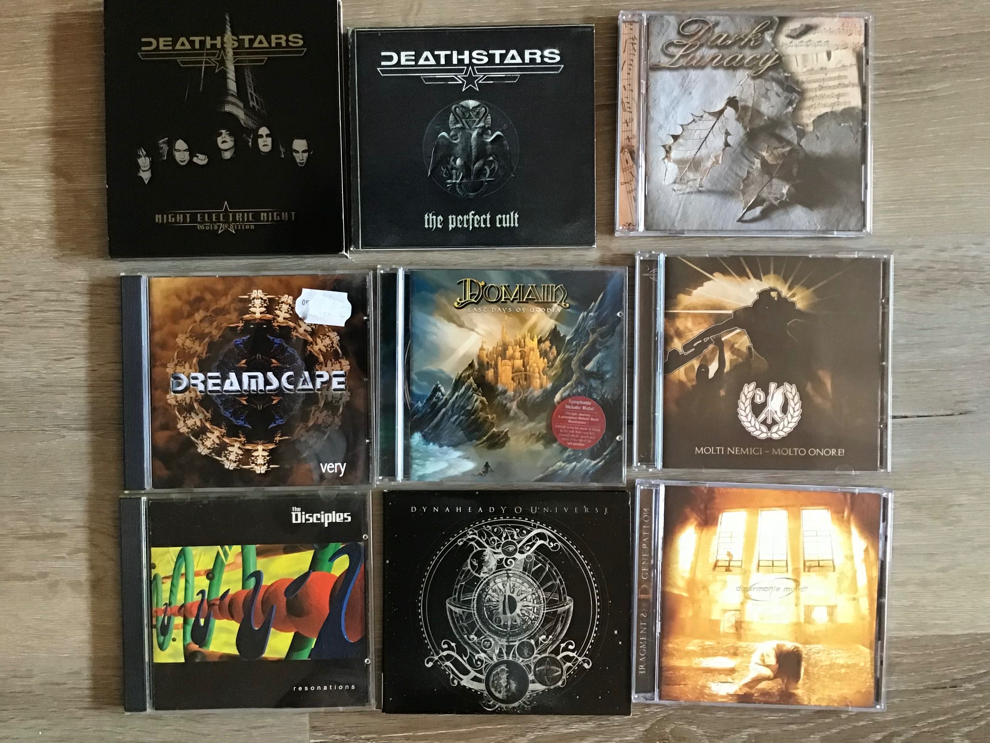 CDs vários metal rock letra D Actualizada
