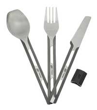 Sztućce Esbit Titanium Cutlery Set w/Silicon Sleeve