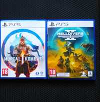 Продам диски Helldivers 2, Mortal Kombat 1 до PS5